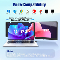 Moniteur portable pour ordinateur portable modèle S1, double écran 1080P IPS FHD, compatible avec Windows et Mac, extension d'écran pour ordinateur portable, double moniteur pour ordinateur portable