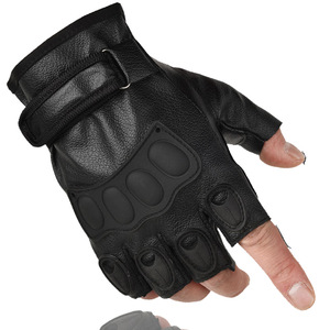 Guantes Deportivos de Motocicleta de Cuero PU para Hombre, Guantes Tácticos de Ciclismo con Agarre, para Gimnasio y Ejercicio, Venta al Por Mayor - Product Image 2