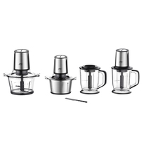 Mini hachoir électrique personnalisé, outil de découpe pour aliments, viande, oignon, légumes