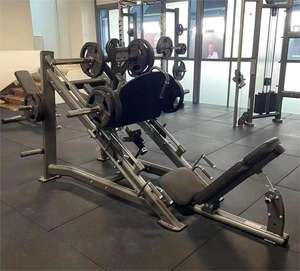 Machine commerciale de musculation Machine de presse de jambe chargée par plaque de 45 degrés Machine de presse de jambe assise - Product Image 3
