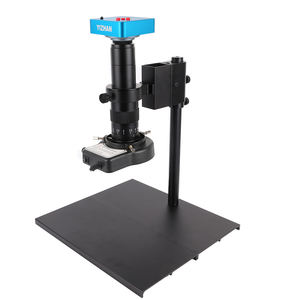 Haute résolution 180X objectif 38MP caméra <span class=keywords><strong>microscope</strong></span> de soudage monoculaire lampe à <span class=keywords><strong>LED</strong></span> tout support métallique outil de maintenance électronique - Product Image 4