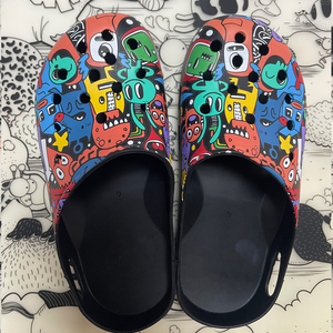 Chaussures bébé en PVC douces et sûres, semelle antidérapante pour les premiers pas des tout-petits, imperméables et faciles à nettoyer, utilisation à la maison et à l'hôtel - Product Image 3