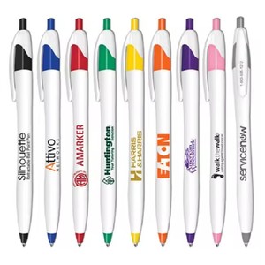 Stylos à bille en plastique personnalisables à bas prix, promotionnels, avec impression de logo sur mesure – Nouveauté très demandée - Product Image 1