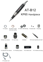 Mini perceuse KP65 PIO 30000RPM, livraison rapide, professionnelle aux États-Unis, Torque E-file