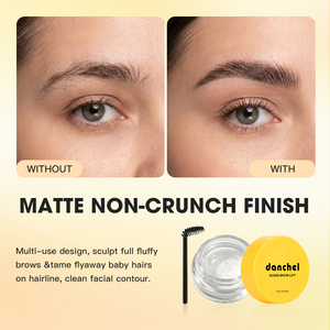 Cosmetic Vegan Clear Eyebrow Gel Strong Hold Mini Oem Private Label Brow Lifting Freeze Custom <b>White</b> Glue Eyebrow Styling Gel - Product Image 4