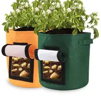 Vasi da fiori fioriere fai da te patate coltiva fioriera PE panno piantare contenitore borsa addensare vaso da giardino attrezzi da giardinaggio
