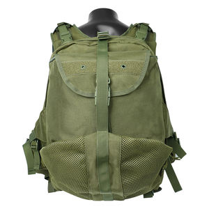 เสื้อกั๊กยุทธวิธีดีไซน์ใหม่ นวัตกรรมกันน้ำ พร้อมระบบ MOLLE ในตัว  กระเป๋าใส่แผ่นเกราะสำหรับกิจกรรมกลางแจ้ง พร้อมกระเป๋าเป้ในตัว - Product Image 4