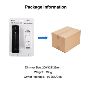 V1 LED調光器 2.4G RFワイヤレス 5V-36V 8A ノーフリッカー タッチ式 86パネル R11 RT6 RT1 リモコン 明るさ調整可能 5年保証 - Product Image 6