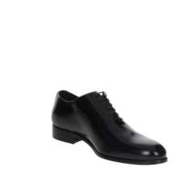 Chaussures habillées Oxford pour homme en cuir véritable bleu uni à bout pointu, à lacets, modèle Zero 043