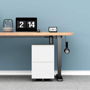 Hot Sale Metalls chrank mit Schubladen Büro Metall 2 Türschloss Metall Akten schrank Schublade Vertikale Ablage Lager räder - Product Image 5