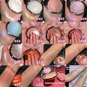 Toptan tedarikçisi yüz makyaj son derece pigmentli özel etiket radyant krem kızdırma kabarık elmas Glitter fosforlu uzun ömürlü - Product Image 2