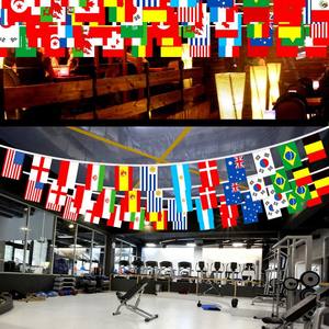 Флаги стран мира (США, Канада, Мексика и другие 48 стран) для трансграничной торговли, односторонняя/двусторонняя печать, 90x150 см (3x5 футов), полиэстер, YANSTAR TRADING - Product Image 2
