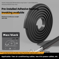 Heke D25 Livraison Rapide Gaine de protection de câbles de sol en PVC flexible, Cache-câbles auto-adhésifs pour bordures