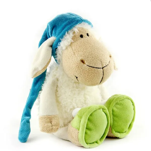 प्यारा भेड़ नरम आलीशान खिलौना गुड़िया पशु बच्चे खिलौने कस्टम भरवां पशु उम्दा खिलौने