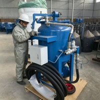 Machine de sablage rotative à plateau tournant avec couverture abrasive uniforme pour la finition des pièces métalliques