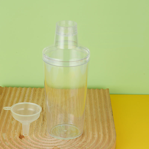 Plastic Cocktail & Martini Shaker for Juice Mineral <b>Water</b> Cold & Hot Drinks for 500ml/700ml Screw Cap Sealed - Product Image 4