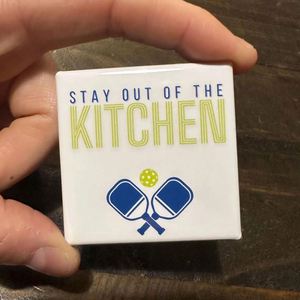 Aimants découpés Pickleball Vibes – Décoration amusante pour le pickleball, cadeau pour les joueurs, décoration de cuisine, aimants de sport pour réfrigérateur - Product Image 1