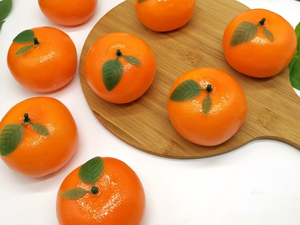 <span class=keywords><strong>Naranja</strong></span> de Alta Simulación <span class=keywords><strong>con</strong></span> <span class=keywords><strong>Hojas</strong></span>, Modelo de Decoración de Frutas de Espuma Realista, Adorno de Moda para el Hogar, Accesorio de Fotografía - Product Image 6