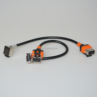 Pièces de véhicule, systèmes d'éclairage automobile, autres accessoires d'éclairage automobile, faisceau de câbles pour ampoule xénon D1 avec adaptateur de prise