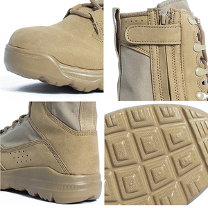 DF22 Men Ultralight Breathable High Top Tactical Boots Dustproof Anti-<b>slip</b> Desert Training Assault Outdoor Boots - Product Image 2
