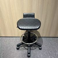 Banc de travail classique en polyuréthane PU avec support lombaire, tabouret de bureau pivotant réglable en hauteur pour les tests de conférence Caissier Mill