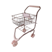 Mini chariot en acier pour enfants usine directe petite taille Shopping poussette jouet pour faire semblant de jouer et jouets d'épicerie pour jeu poupée landau