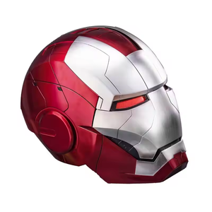 Nouveau <span class=keywords><strong>Casque</strong></span> Intelligent Portable <span class=keywords><strong>Iron</strong></span> <span class=keywords><strong>Man</strong></span> avec Masque en Plastique Télécommandé pour Halloween, Fête d'Anniversaire, et Effet <span class=keywords><strong>de</strong></span> Changement <span class=keywords><strong>de</strong></span> Visage - Product Image 4