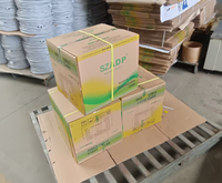 SZADP Precio de fábrica Cable UTP Sólido CAT5 Cabo UTP 24AWG Cable de red interior/exterior Funciona 305 m CAT5E Cable Precio