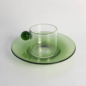 Estilo Italiano Espresso Latte Copo De Café Alça De Bola Bonito Copos De Vidro Pequeno para Extração De Chá Uso Doméstico - Product Image 4