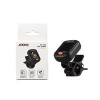 AROMA AT-10A Rechargeable Color Screen Clip-on Guitar Tuner with CR2032 Battery Included