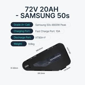 Kit de Conversión para Bicicleta Eléctrica MTX Límite de Velocidad 25 km/h 48V 52V 1500W 2000W con Acelerador Surron y Batería de Litio Triangular - Product Image 4