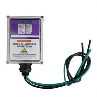Parafoudre AC Telebahn 120V/240V 150V/300V SPD monophasé/biphasé avec protection contre la foudre 2W+G et courant de décharge maximal de 50kA