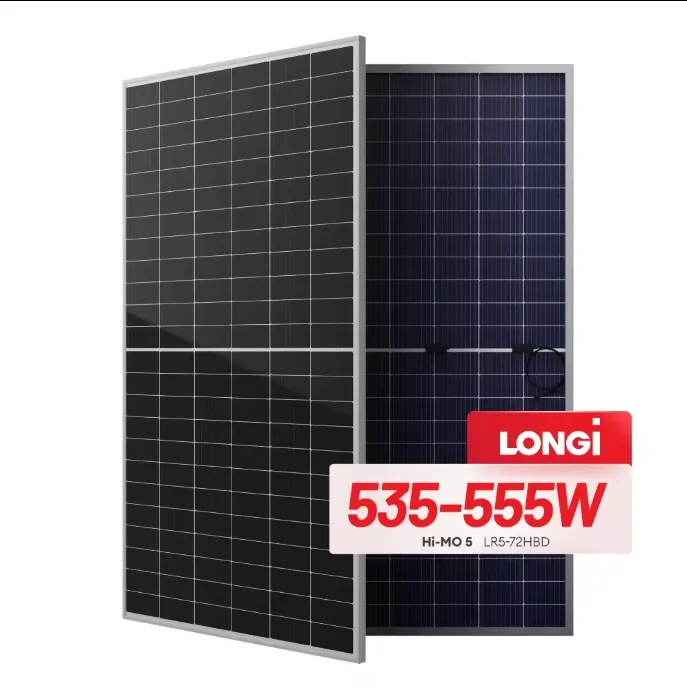 2024 Herstellung günstigster Preis zuverlässige Qualität Longi 535 W 540 W 545 W 550 W 555 W Solarthermisches Panel mit 25 Jahren Garantie