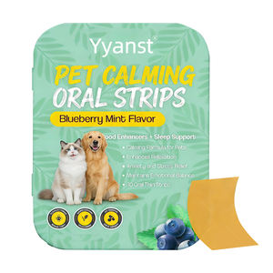Bandelettes buccales apaisantes pour adultes et animaux de compagnie, saveur myrtille menthe, favorisant la relaxation et une meilleure absorption, support OEM/ODM, échantillon gratuit - Product Image 1