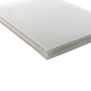 Panneaux protégés UV de <span class=keywords><strong>polycarbonate</strong></span> de nid d'abeilles de la preuve 12mm 10mm de feu pour des séparations de bureau - Product Image 4