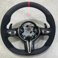 Volant en cuir personnalisé pour voiture ancienne mise à niveau M Sport/M Performance pour F30/F10/E46/E90/E36/E92/M3/M4/M5/M2 328i 335i