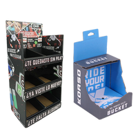 Comptoir portable en papier PDQ Carton pour boutique Stand personnalisé Table pop-up pour magasins de détail Présentoir de comptoir