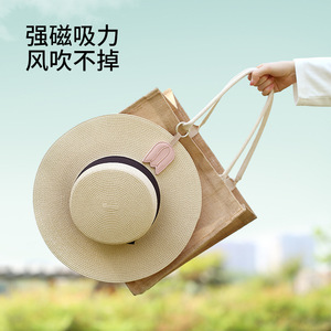 Magnetic Hat <b>Clip</b> Portable Anti Loss Sun Hat Holder Outdoor Travel Accessory Spring Summer Use - Product Image 3