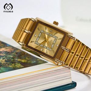 Relojes Diamantes Chapados Japón Movt Cuarzo Resistente Al Agua Femme Sr626sw Precio Sin Logo Mujeres Cuarzo 18K Reloj De Oro Para Mujer - Product Image 3