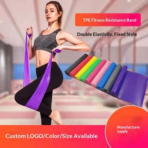 Bandes de résistance TPE pour yoga, fitness et étirements, résistantes, multi-niveaux de résistance pour l'entraînement musculaire, la <span class=keywords><strong>musculation</strong></span>, haute élasticité - Product Image 2