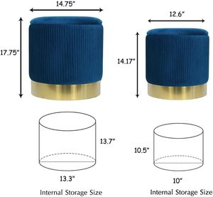 Ghế đệm nhung cao cấp hiện đại, tiết kiệm không gian, di động, có thể tùy chỉnh, dùng cho phòng khách và văn phòng tại nhà - Product Image 2