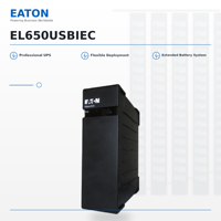 Stabilisateur de tension intelligent Eaton UPS, alimentation de secours en cas de panne de courant au bureau, alimentation de secours d'urgence EL650USBIEC, batterie intégrée 400W