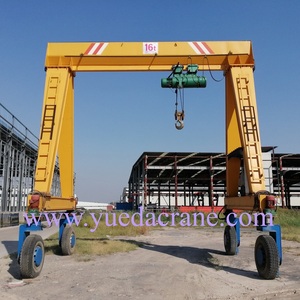 От 3 т до 20 т MH модель Козловой Кран резиновая шина мобильный кран однобалочный мобильный кран - Product Image 2