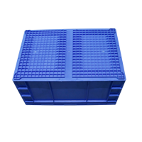 Caisses de transport en plastique solides, empilables, recyclables et écologiques HP6E pour un stockage multifonctionnel