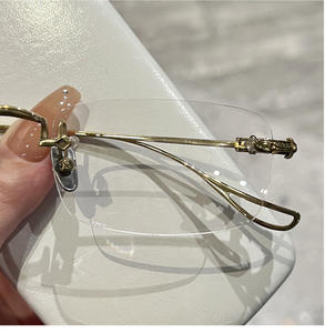 Lunettes anti-lumière bleue en gros, monture en titane pour hommes, lunettes bloquant la lumière bleue, monture de lunettes de myopie rétro plate en gros - Product Image 5