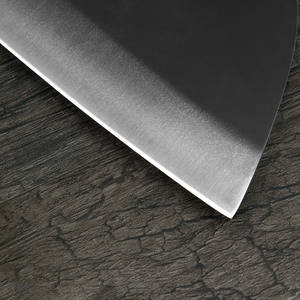 पूर्ण तांग लकड़ी संभाल 4mm मोटी पोल्ट्री हड्डी सब्जी काट उपहार बॉक्स हड्डी क्लीवर सर्बियाई कसाई चाकू के साथ चमड़े म्यान - Product Image 4