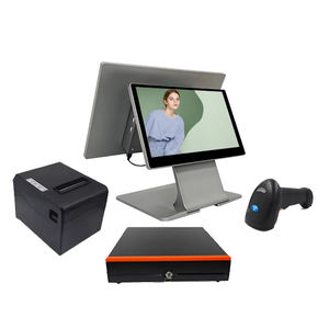 Caja Registradora Táctil de 15.6 Pulgadas con Pantalla Táctil de Aleación de Aluminio, Terminal Punto de Venta para Supermercado, Sistema POS Todo en Uno con Impresora y Escáner - Product Image 4
