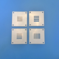 Plaque en céramique d'alumine industrielle sur mesure, usinée au laser, pour positionnement de précision, soudage/découpe/pliage pour l'automatisation