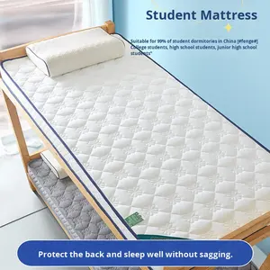 Colchón Híbrido para Cama Individual o Litera, 60 mm de Grosor, Resistente a la Humedad, de Poliéster y Algodón, Muebles para el Hogar, Estilo Simple - Product Image 2