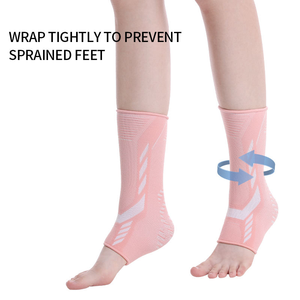 Vendaje estabilizador de neopreno de manga de compresión de tobillo de nailon ajustable abierto para protección de tobillo - Product Image 6